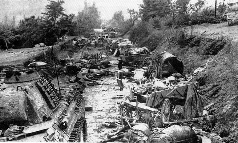 Falaise pocket death corridor